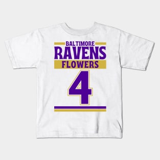 Baltimore Ravens Flowers 4 Edition 3 Kids T-Shirt